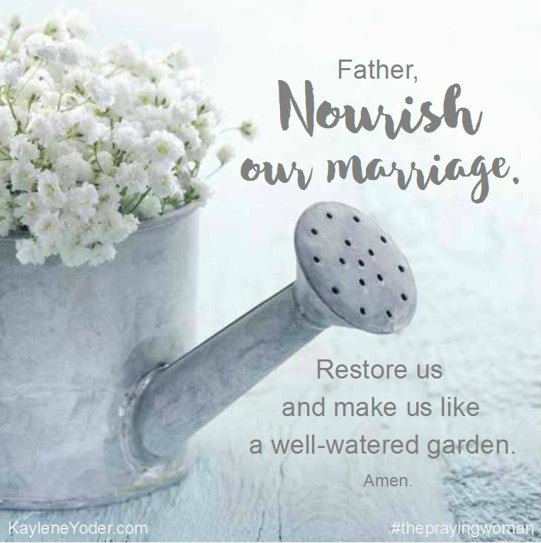 Nourish our marriage