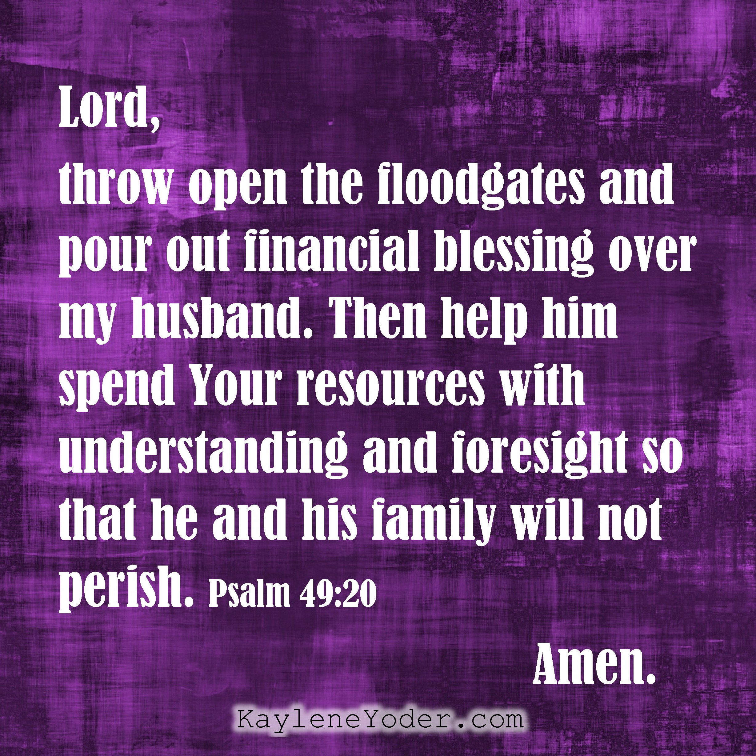 prayer for finances to improve