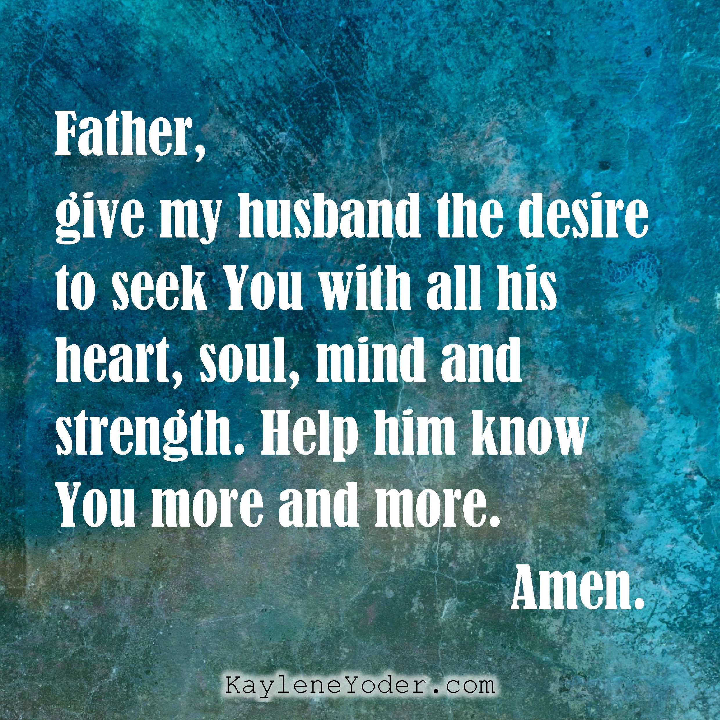 A Scripture Prayer for Your Husband's Repentance - Kaylene Yoder