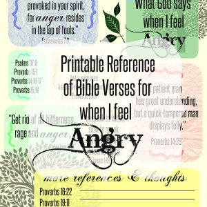 What God says when I am Angry 1