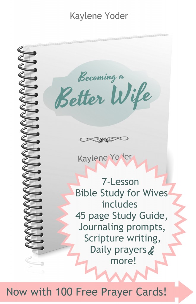 Better Wife Bible study includes 45 page in-depth study guide. PLUS 100 Free Prayer Cards!