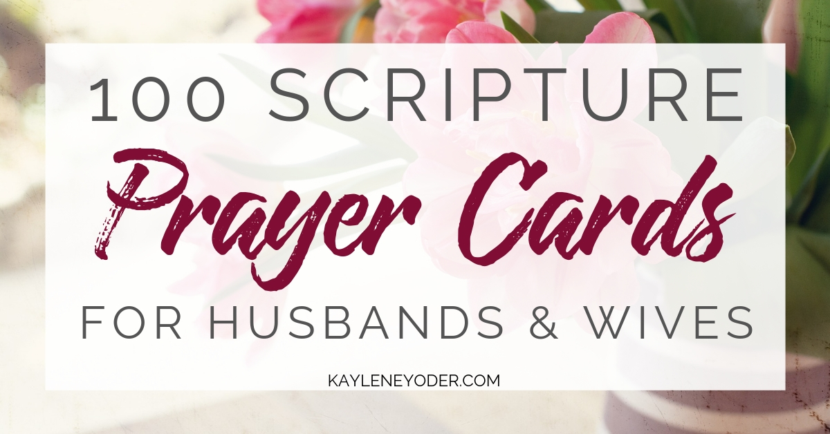 prayer cards the power of a praying husband