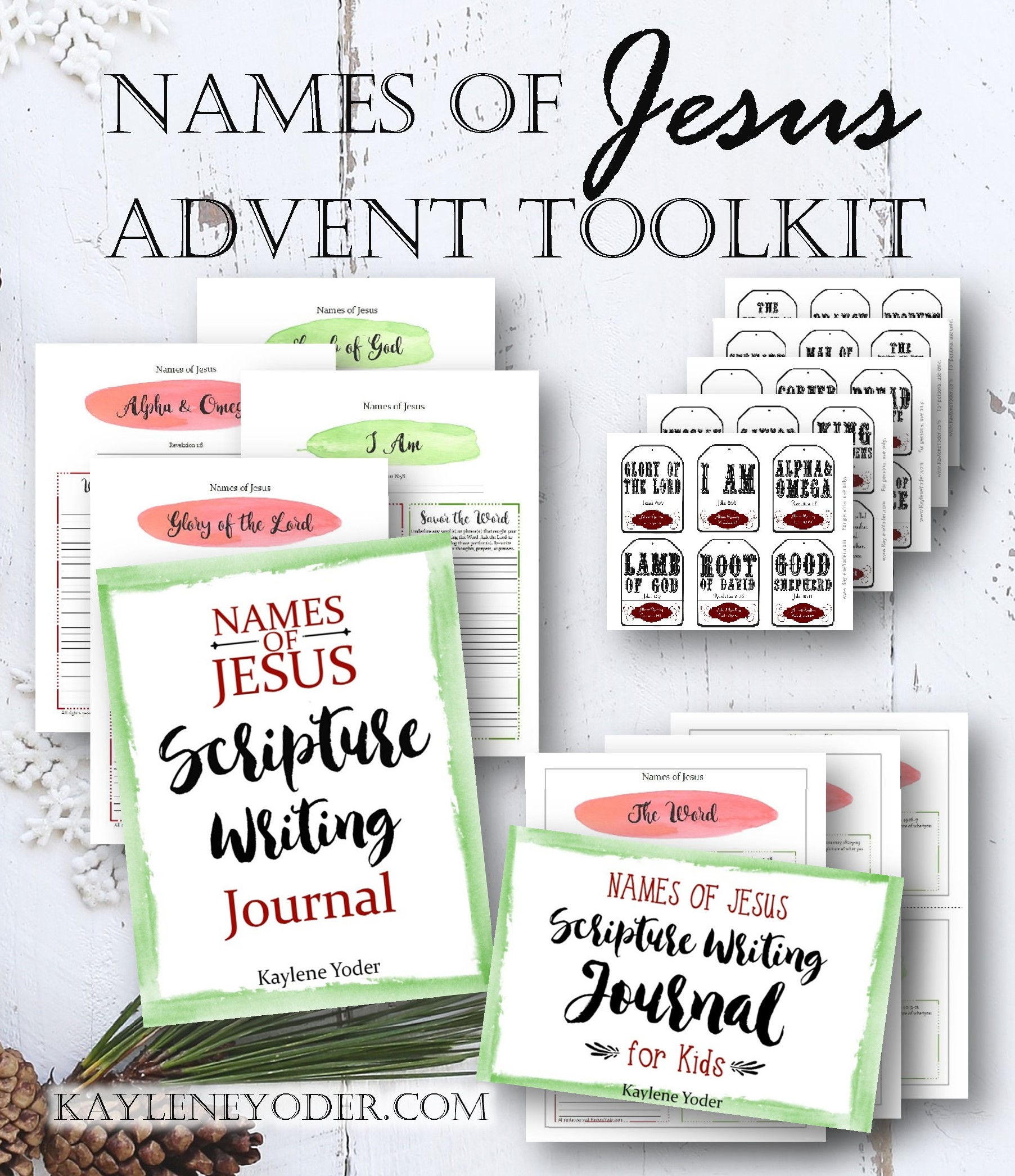 Names of Jesus Advent Pack for Your Family! - Kaylene Yoder Names of Jesus Advent Pack for Your Family! - Kaylene Yoder
