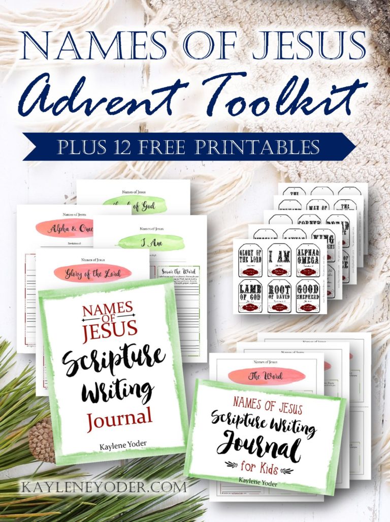 Names of Jesus Advent Pack for Your Family! - Kaylene Yoder