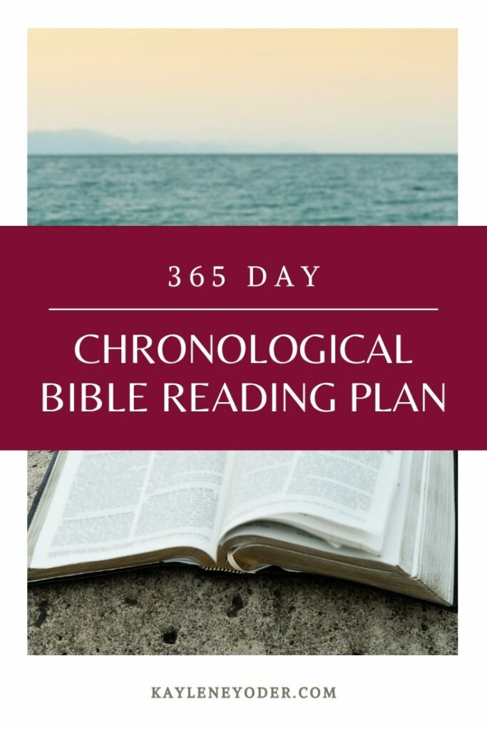 Free Printable 365 Day Bible Reading Plan