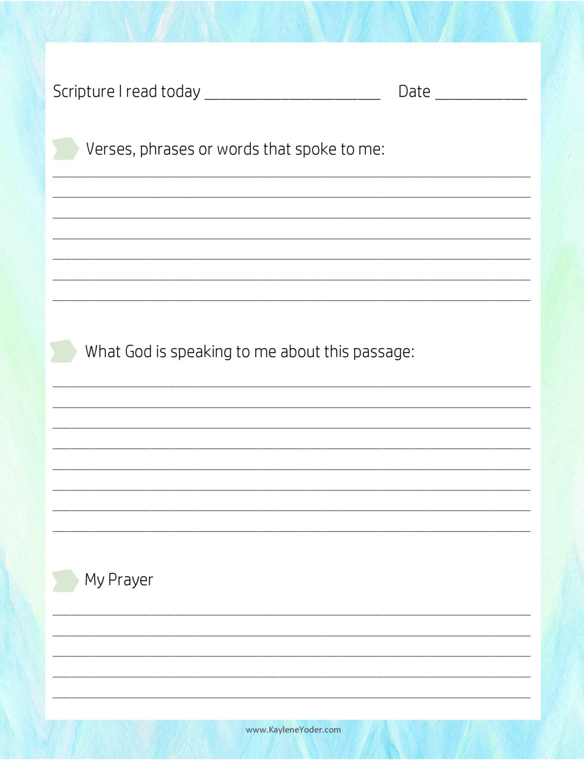 365-day New Testament Bible Reading Plan - Kaylene Yoder