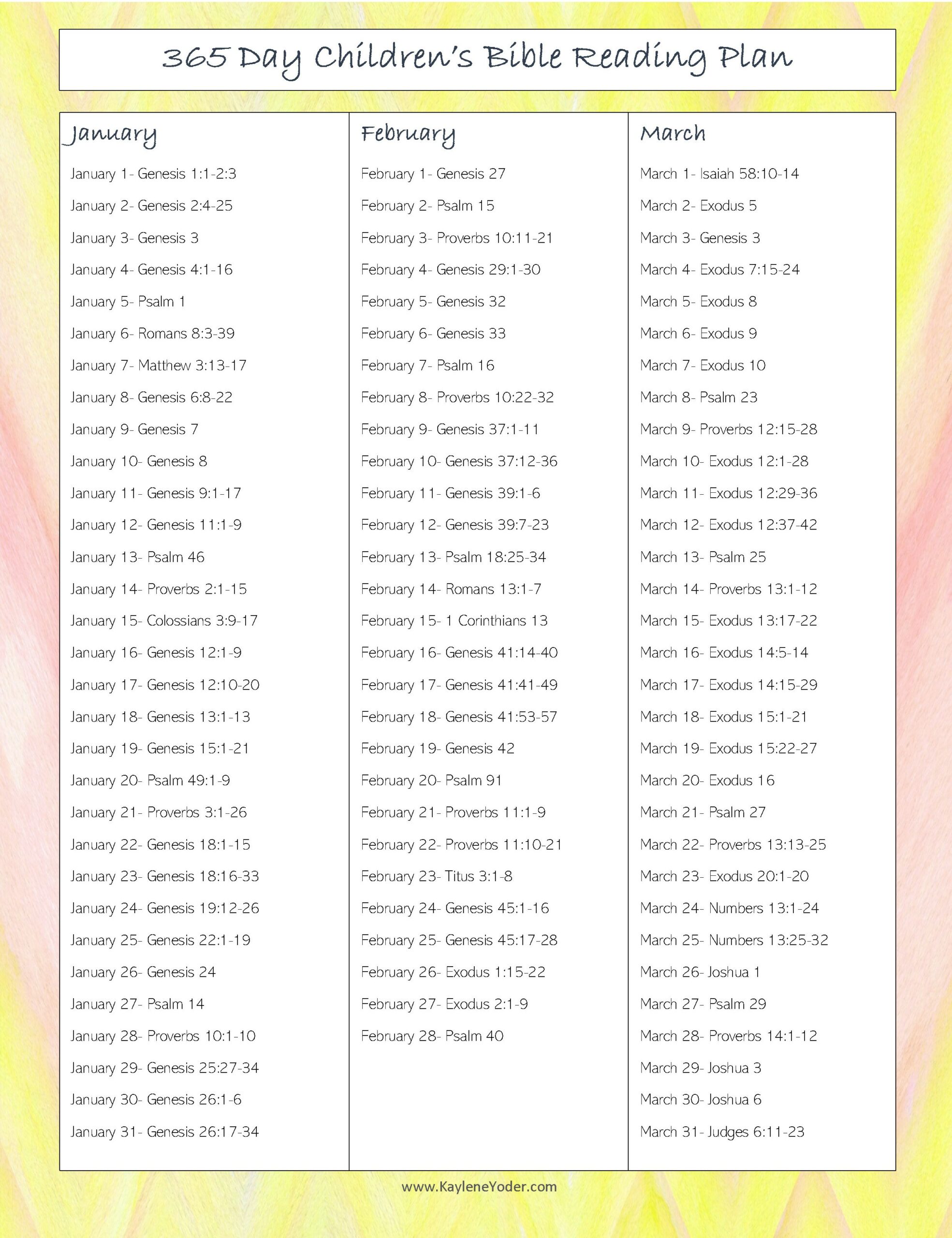 365 Bible Verses Printable