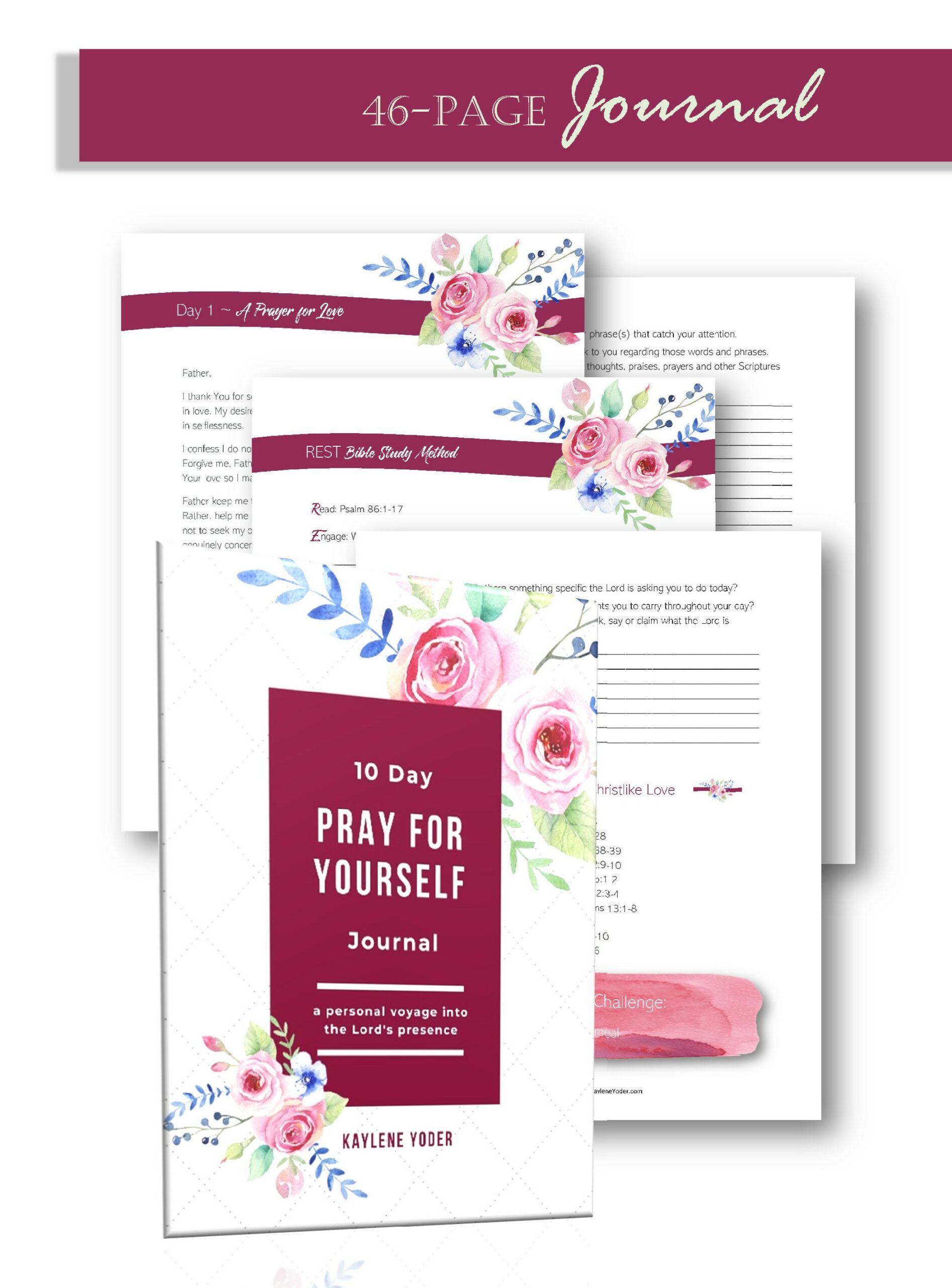 10-Day Pray for Yourself Challenge - Kaylene Yoder